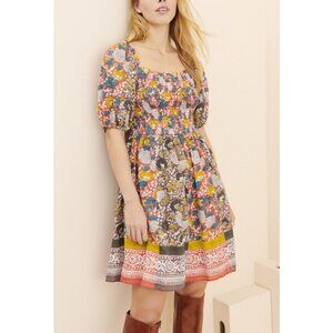 Velvet by Graham & Spencer Taria Puff-Sleeved Mini Dress Women's Size XS NWT!